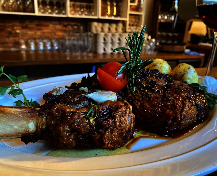 Gericht im Restaurant