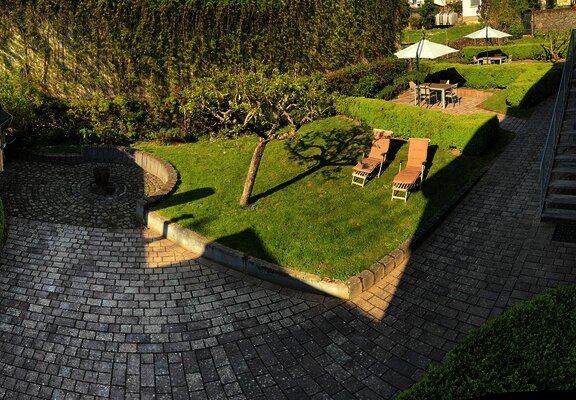 Gartenplatz  Panoramabild