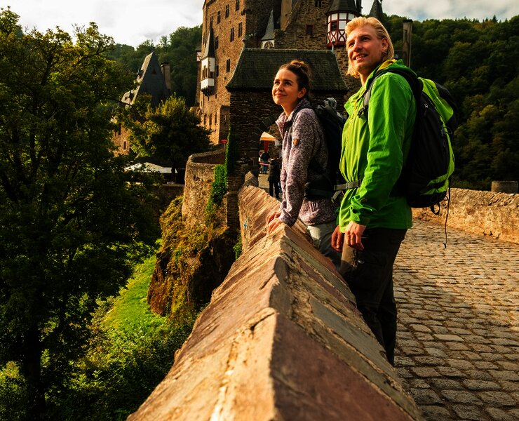 Auf dem Weg zur Burg Eltz