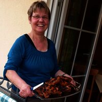 frisch gegrillte Steaks Wein- uund Gästehaus Genet