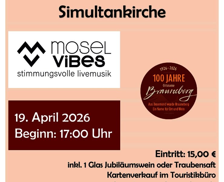 Jubiläumskonzert Brauneberg