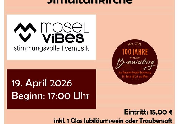 Jubiläumskonzert Brauneberg