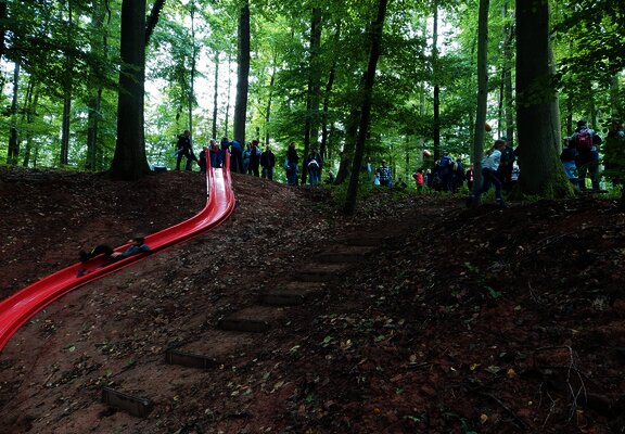 Rutsche am Rotschwänzchen Wanderweg