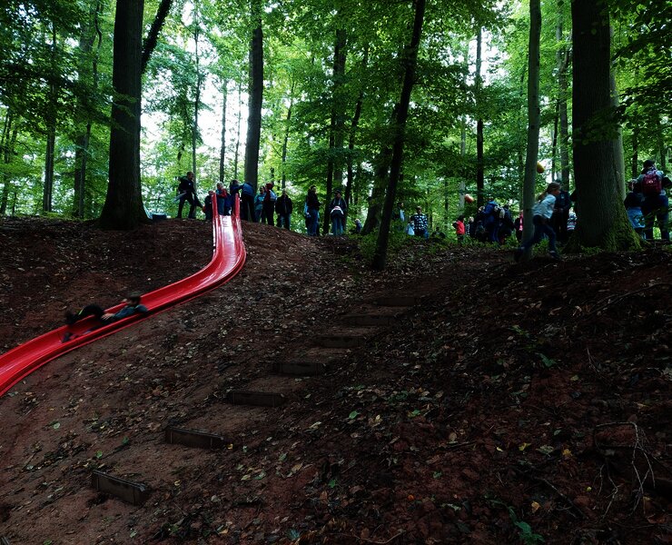 Rutsche am Rotschwänzchen Wanderweg