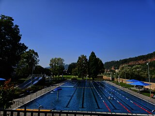 Das Bild zeigt das Freibad "NordBad" in Trier.