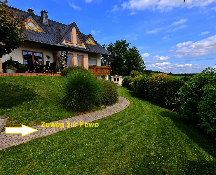 Hauansicht mit Beschriftung