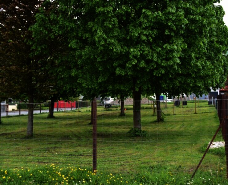 700 m2 voll eingezäunt