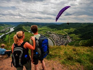 Moselsteig am Calmont Gipfelkreuz Region Cochem