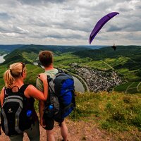 Moselsteig am Calmont Gipfelkreuz Region Cochem