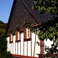 Fachwerk in Burgen