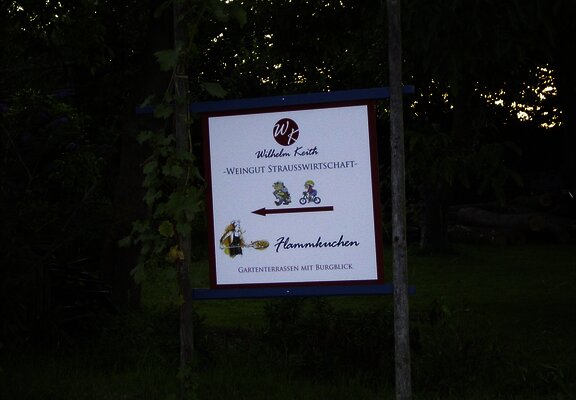 Straußwirtschaft an der Mosel