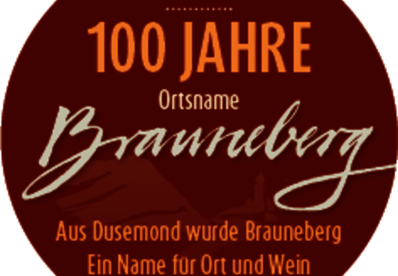 100 Jahre Ortsname Brauneberg