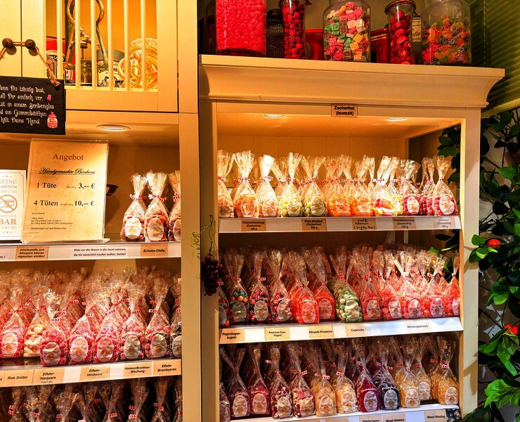 Auswahl an Bonbons