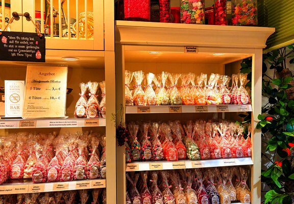 Auswahl an Bonbons