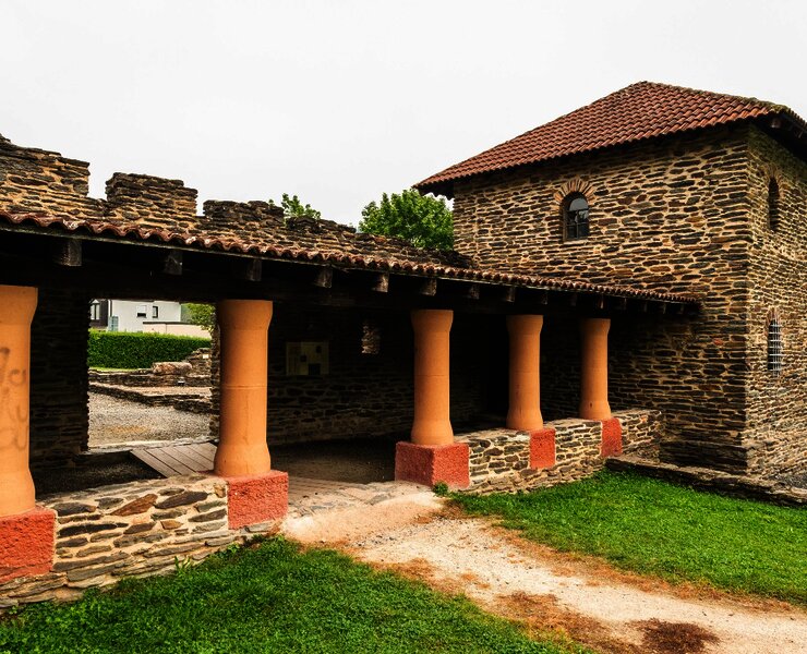 Eingang der Römischen Villa bei Mehring