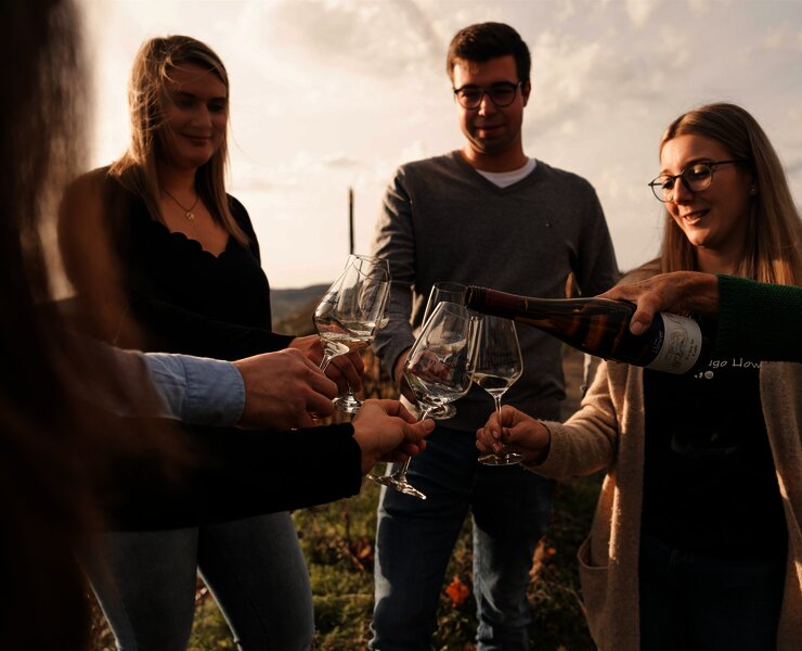 Weinprobenspaziergang mit der Winzerfamilie