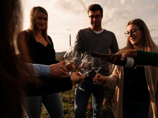 Weinprobenspaziergang mit der Winzerfamilie