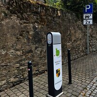 Ladestation Burgstraße seitlich