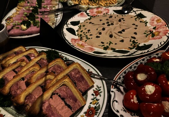 verschiedene Speisen