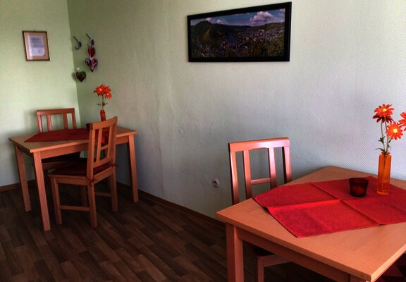 Aufenthalts- und Frühstücksraum