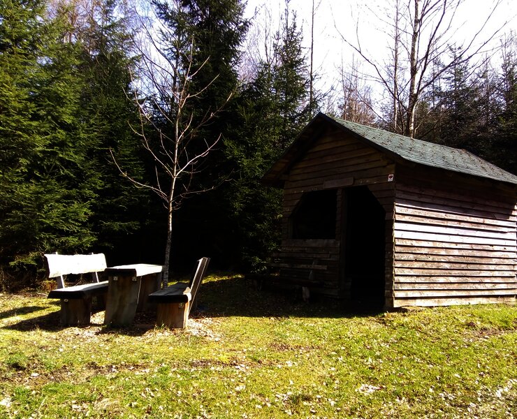 Schutzhütte in Oberkleinich