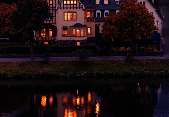Weingut Kerpen in der Dämmerung