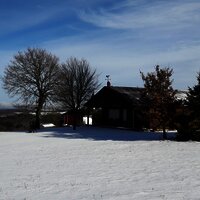 Jagdhaus Maja im Winter