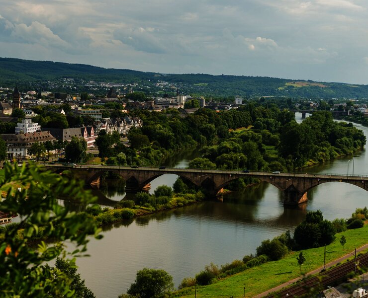 Blick auf das Moseltal bei Trier