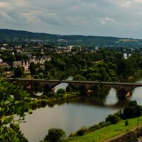 Blick auf das Moseltal bei Trier