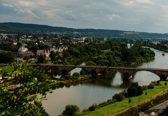 Blick auf das Moseltal bei Trier