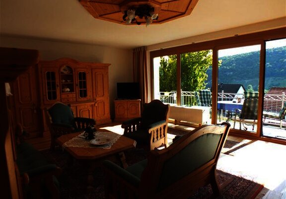 Wohnzimmer Ferienwohnung Anemone