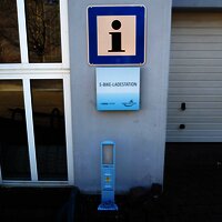 E-bike Ladestation bei der Touristinformation