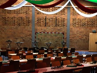 Gemeindehalle in Longkamp