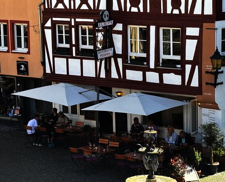 Außenbereich Pizzeria Europa