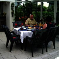 Frühstück im Wintergarten