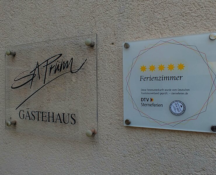 DTV-5Sterne-Hausschild