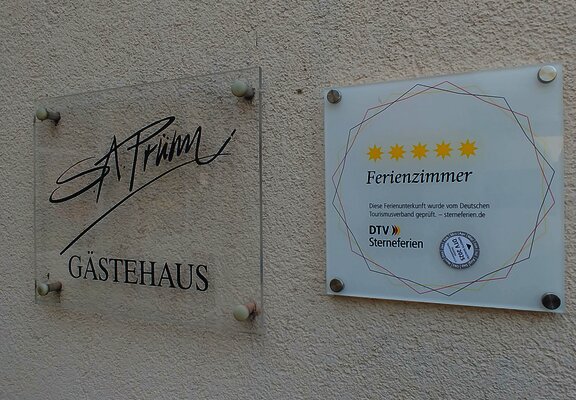 DTV-5Sterne-Hausschild