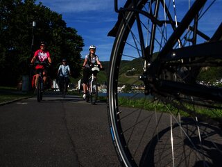 Fahrradschlauch Automat an der Mosel