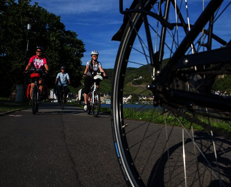 Fahrradschlauch Automat an der Mosel