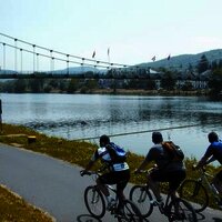 Radfahren an der Mosel in Wehlen