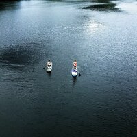 Kanu fahren an der Mosel