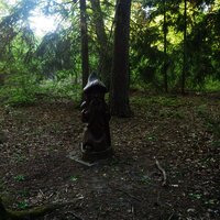 Ein Männlein steht im Walde - am Start der Tour