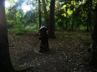 Ein Männlein steht im Walde - am Start der Tour