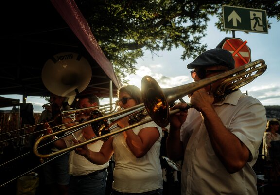 Musik auf dem Weinfest