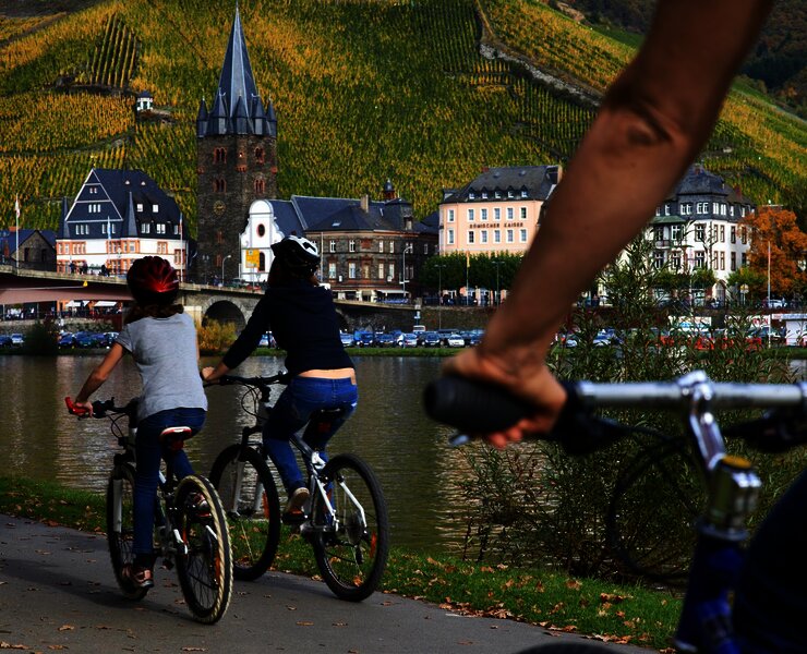 Radeln mit der Familie