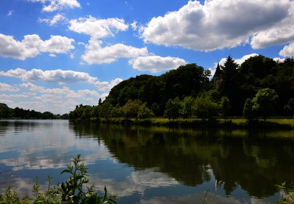 Mosel-Radweg hinter Nennig
