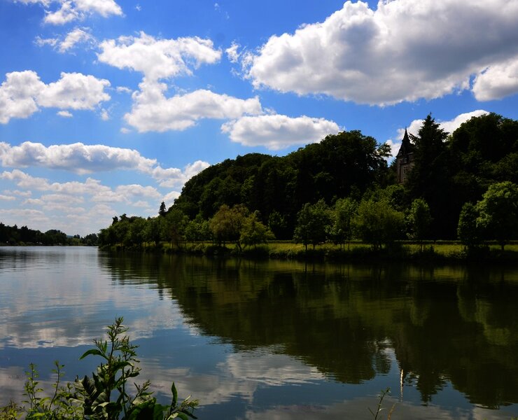Mosel-Radweg hinter Nennig