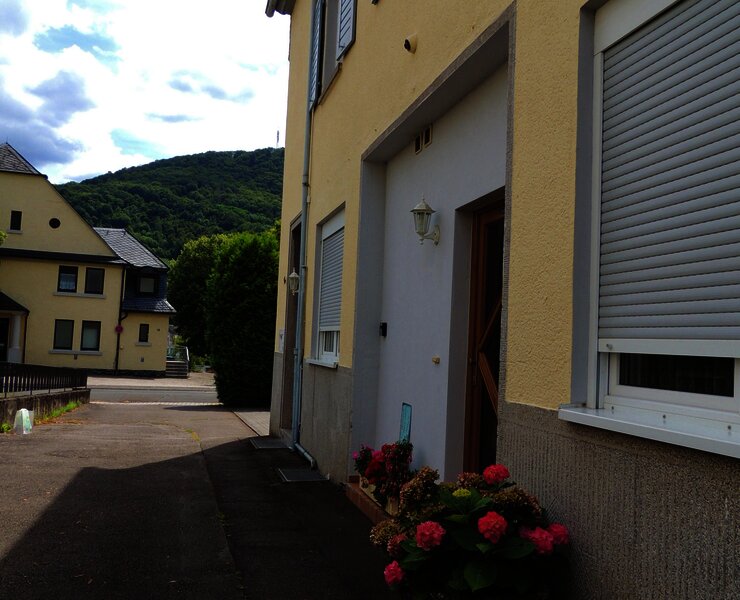 Hauseingang Ferienwohnung Goethe