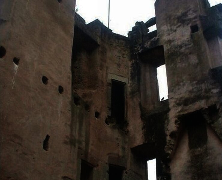 Burgruine Ramstein: Reste des Wohnturms