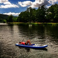 Freizeit auf der Mosel mit dem SUP